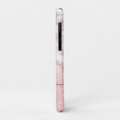 Elegant  gradiënt roos goud glitter marmer Case-Mate iPhone case (Achterkant/links)