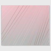 Elegant gradiënt roze grijs roos goud cadeaupapier (Vlak)
