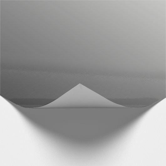Elegant gradient Silver Cadeaupapier (Hoek)