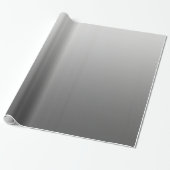 Elegant gradient Silver Cadeaupapier (Uitgerold)