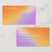 Elegant gradiënt visitekaartje (Voorkant / Achterkant)