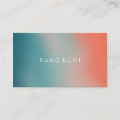 Elegant gradiënt visitekaartje (Voorkant)