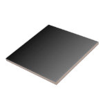 Elegant gradiënt zwart en grijs voor modern huis tegeltje<br><div class="desc">Elegant trendy gradiënt kleuren zwart en grijs voor sanering.</div>