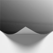 Elegant gradiënt zwart naar wit cadeaupapier (Hoek)