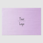 Elegant gradiëntlegger met aangepaste Logo Tissuepapier (Voorkant)