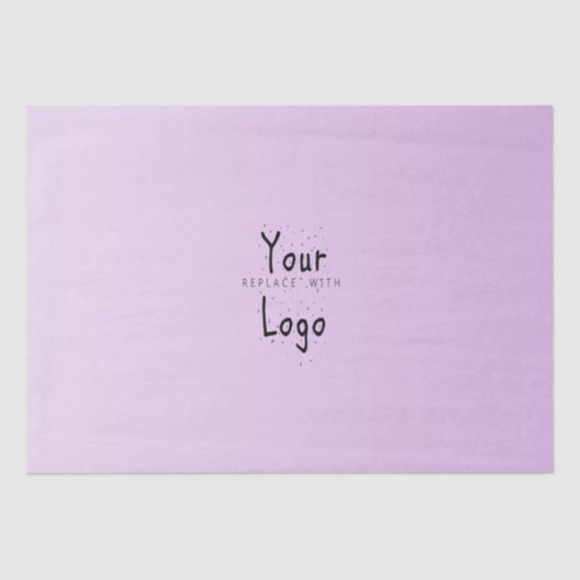 Elegant gradiëntlegger met aangepaste Logo Tissuepapier (Voorkant)