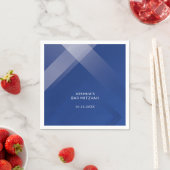 Elegant gradiëntmonogram bar mitswa servet (Insitu)