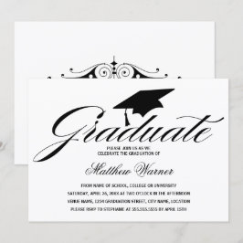 Elegant Graduation Cap Kaart