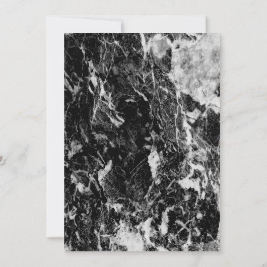 Elegant Graduation Cap Marble Graduation Party Kaart (Achterkant)