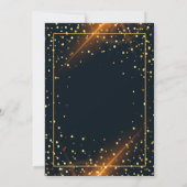 Elegant Graduation Caps Black Graduation Party Kaart (Achterkant)