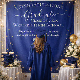 Elegant Graduation Celebration Design Wandkleed