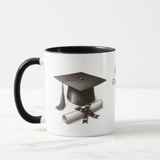 Elegant Graduation Mug Mok (Links)