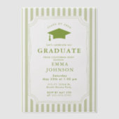  Elegant Graduation Party Invitation Vellum Uitnodigingen (Voorkant)