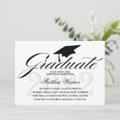 Elegant Graduation Party Kaart (Staand voorkant)