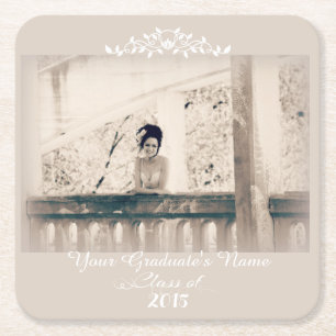 Elegant Graduation Party Paper Onderzetters