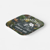 Elegant Graduation Party Sweet Personalized Name Papieren Bordje (Gebogen)