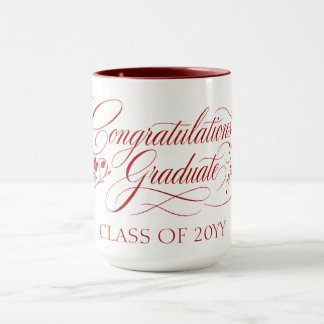 Elegant Graduation Script Design with Custom Year Mok