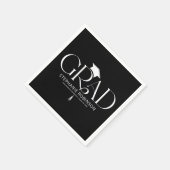 Elegant Graduation Tassel Black Servet (Hoek)