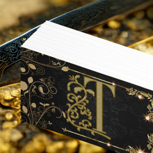 Elegant grafisch glitter Makeup artiest uniek mono Visitekaartje