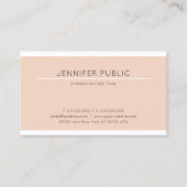 Elegant grafisch ontwerp — Minimale gladde luxe re Visitekaartje (Voorkant)