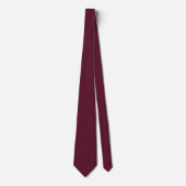 Elegant granaat rood Stropdas – Classic Bourgondis (Voorkant)