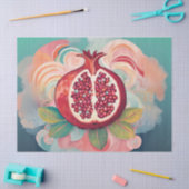 Elegant Granaatappel Decoupage Papier (Craft)