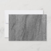 Elegant Granite RSVP Kaartje (Achterkant)