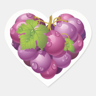 Elegant Grapes Sticker