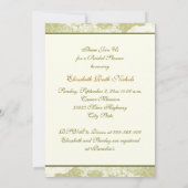 Elegant grapevine fall bruiloft vrijgezellenfeest kaart (Achterkant)