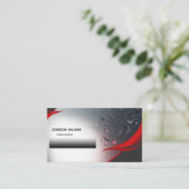 Elegant Graphic Designer Business Card | Custom Visitekaartje (Staand voorkant)