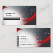 Elegant Graphic Designer Business Card | Custom Visitekaartje (Voorkant / Achterkant)