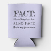 Elegant & Grappig Feit Bruidsjonker Voorstel Licht Blikjeskoeler (Voorkant)