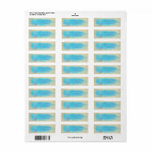 Elegant Grappig Schattig, Ananas Label (Full Sheet)
