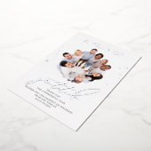 Elegant Gratitude Script Photo Corporate Business Folie Feestdagenkaart (Gedraaid)
