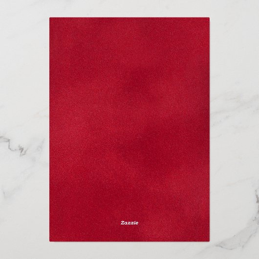 Elegant Gratitude Script Photo Corporate Business Folie Feestdagenkaart (Achterkant)