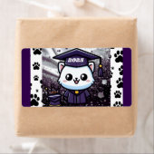 Elegant Gratuation Kat Paarse toga ballon Etiket (Insitu)