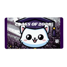 Elegant Gratuation Kat Paarse toga ballon