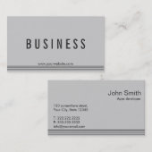 Elegant Gray Apps-ontwikkelaar Visitekaartje (Voorkant / Achterkant)