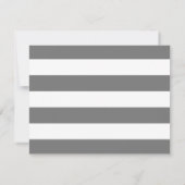 Elegant Gray Border Minimalist Note Kaart Notitiekaartje (Achterkant)