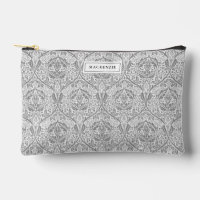 Elegant Gray Floral Pattern