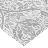Elegant Gray Floral Pattern Tafelkleed (Gekanteld)