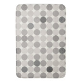 Elegant Gray Geometric Bath Mat for Guest Baths (Voorkant Verticaal)