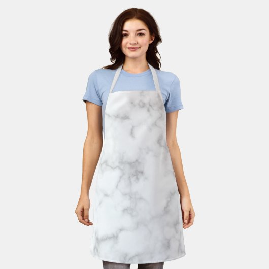 Elegant Gray Marble Modern Schort (Gedragen)