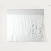 Elegant Gray Minimalist Lines Wandkleed (Voorkant (horizontaal))