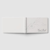 Elegant Gray Pencil Sketting Twig Vrijgezellenfees Gastenboek (Volledig)