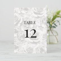 Elegant Gray Rozen Personalized Wedding Table