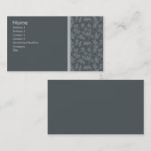 Elegant Gray Visitekaartje (Voorkant / Achterkant)
