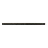 Elegant Great Gatsby Gold Stripe Black Satijnen Lint (Voorkant)