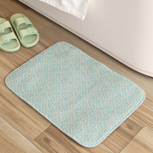Elegant Green Abstract Badmat