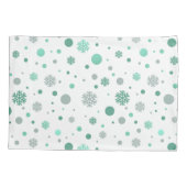 Elegant green and white  merry Christmas  Kussensloop (Achterkant)